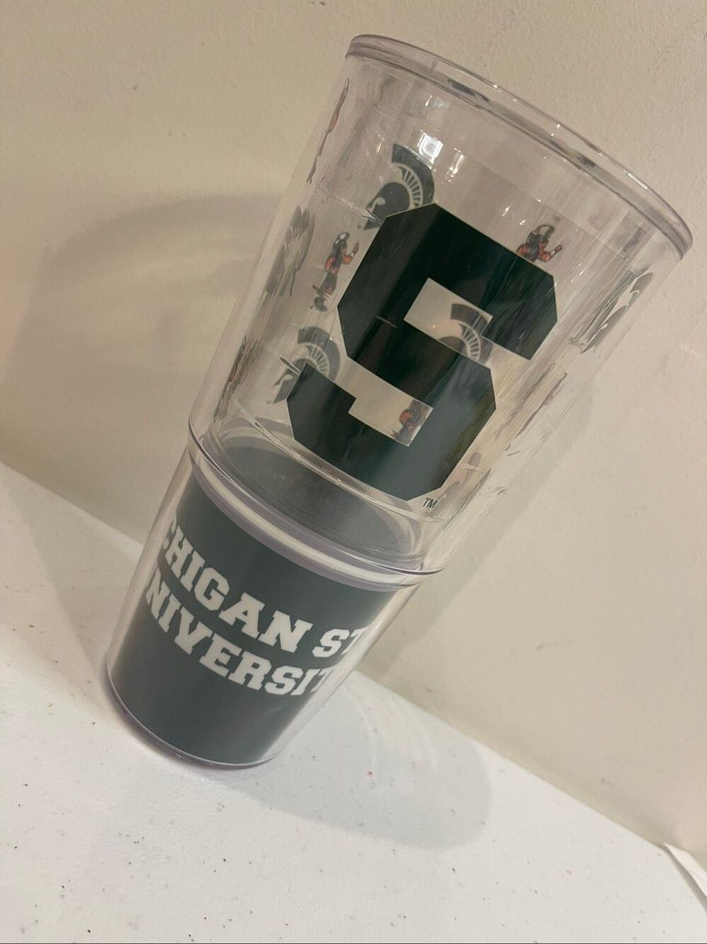 Michigan State Spartans Tervis Tumbler Double-Wall Insulated Cup No Lid